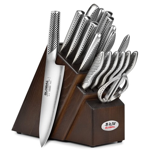 Global piece knife - knife, block