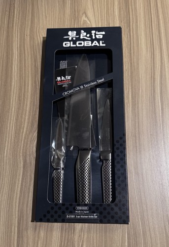 Global classic knife set pc - global,