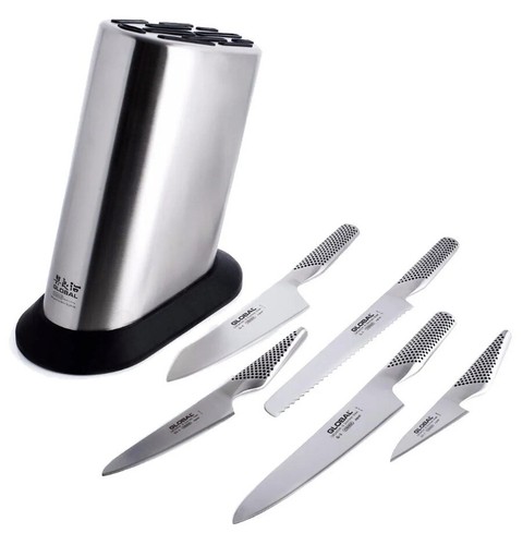 Global knife block set - 6,